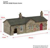 OO Gauge Bachmann Scenecraft 44-000R Oakworth Station Red