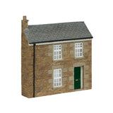 OO Gauge Bachmann Scenecraft 44-0220B Low Relief Stone Terrace Right Hand Door Green