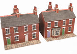 METCALFE PN103 N SCALE TERRACE HOUSES IN RED BRICK