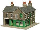 METCALFE PN117 N SCALE CORNER SHOP & PUB IN STONE