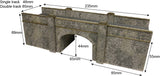 METCALFE PN147 N SCALE RAILWAY BRIDGE IN STONE