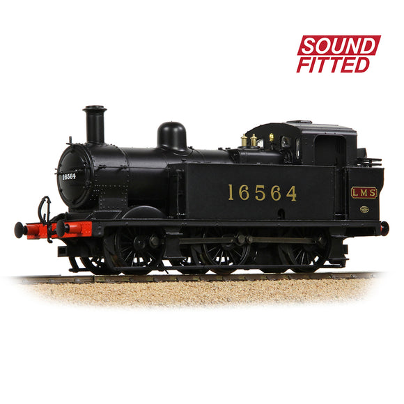 OO Gauge Bachmann 32-227CSF LMS Fowler 3F Jinty/Jocko 16564 LMS Black (Early) SOUND FITTED