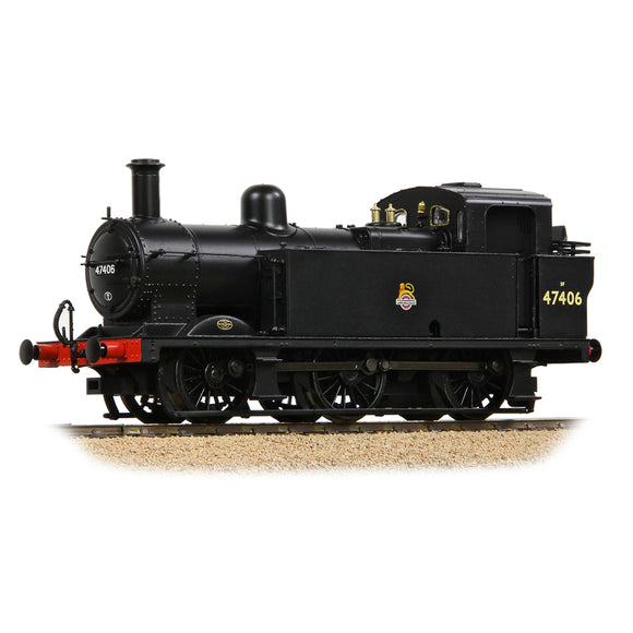 OO Gauge Bachmann 32-231B LMS Fowler 3F Jinty/Jocko 47406 BR Black Early Emblem