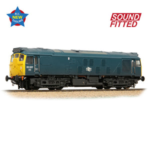 OO Gauge Bachmann 32-340SF Class 25/1 25057 BR Blue Weathered SOUND FITTED