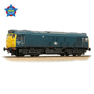 OO Gauge Bachmann 32-340 Class 25/1 25057 BR Blue Weathered