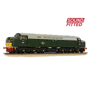 OO Gauge Bachmann 32-491SF Class 40 Centre Headcode D345 BR Green (Small Yellow Panels) SOUND FITTED