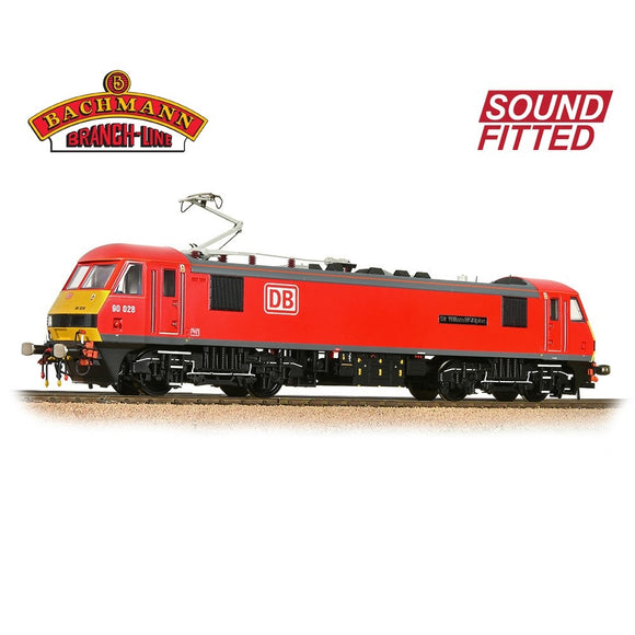 OO Gauge Bachmann 32-616KSF Class 90 90028 ‘Sir William McAlpine’ DB Cargo SOUND FITTED