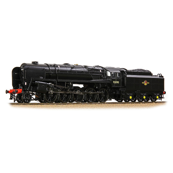 Bachmann 32-861A OO Gauge BR Standard 9F with BR1G Tender 92090 BR Black (Late Crest)