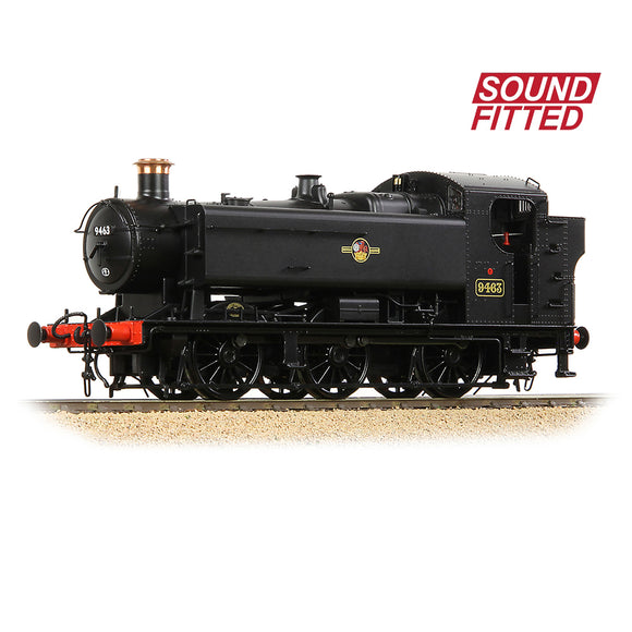 OO Gauge Bachmann 35-027ASF GWR 94XX Pannier Tank 9463 BR Black (Late Crest) SOUND FITTED
