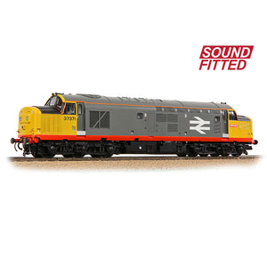 Bachmann 35-305SF OO Gauge Class 37/0 Centre Headcode 37371 BR Railfreight Red Stripe SOUND FITTED
