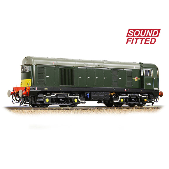 OO Gauge Bachmann 35-353SF Class 20/0 Headcode Box D8133 BR Green (Small Yellow Panels) SOUND FITTED