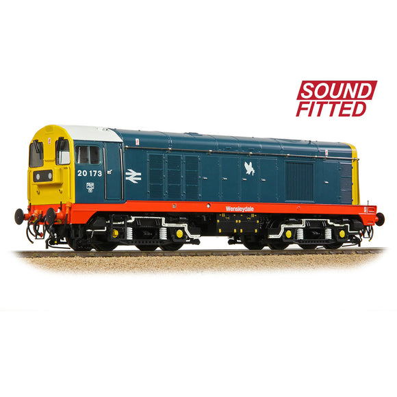 OO Gauge 35-358SF Class 20/0 Headcode Box 20173 'Wensleydale' BR Blue (Red Solebar) SOUND FITTED