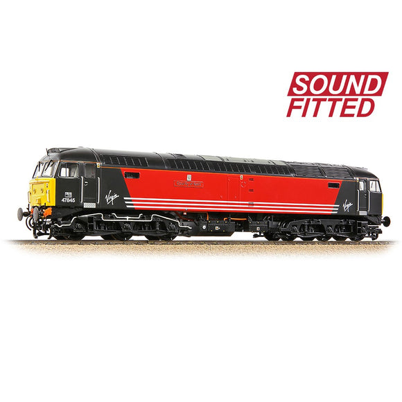 OO Gauge Bachmann 35-415KSF Class 47/4 47845 'County of Kent' Virgin Trains (Original) SOUND FITTED