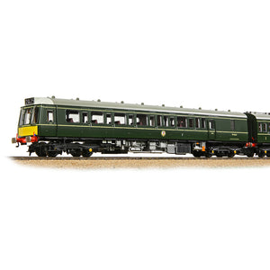 OO Gauge Bachmann 35-503 Class 117 3-Car DMU R334 BR Green (Small Yellow Panels)