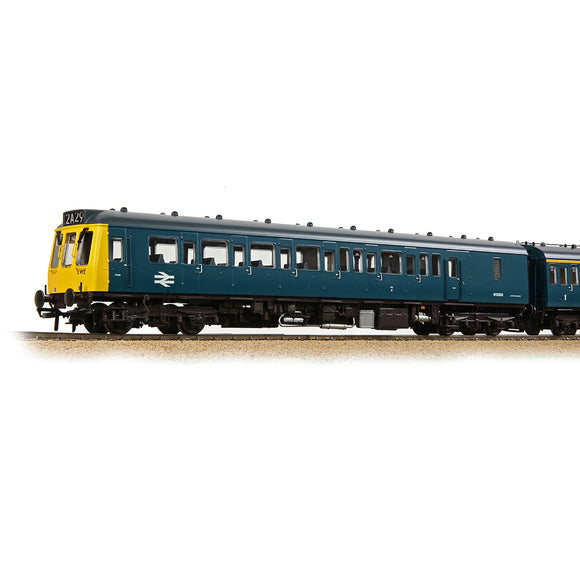 OO Gauge Bachmann 35-504 Class 117 3-Car DMU L412 BR Blue