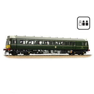 OO Gauge Bachmann 35-528PF Class 121 Single-Car DMU W55028 BR Green (Small Yellow Panels) PASSENGER FITTED