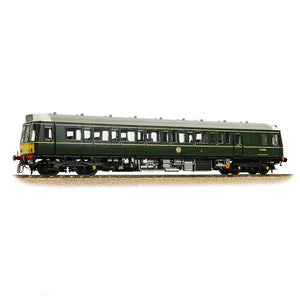 OO Gauge Bachmann 35-528 Class 121 Single-Car DMU W55028 BR Green (Small Yellow Panels)