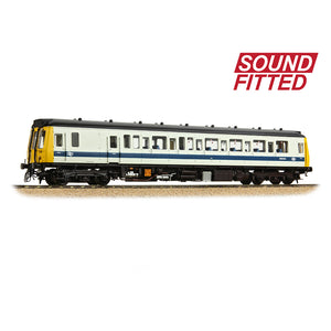 OO Gauge Bachmann 35-531SF Class 121 Single-Car DMU W55034 BR White & Blue SOUND FITTED