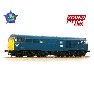 OO Gauge Bachmann 35-805ASFX Class 31/1 31293 BR Blue SOUND FITTED DELUXE