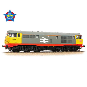 OO Gauge Bachmann 35-821A Class 31/1 Refurbished 31149 BR Railfreight (Red Stripe)