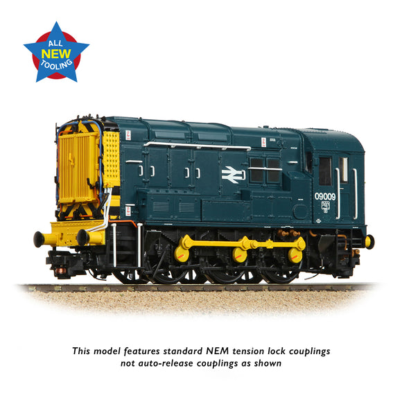 OO Gauge Bachmann 35-921 Class 09 09009 BR Blue (Wasp Stripes)