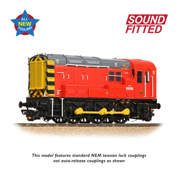 OO Gauge Bachmann 35-930SF Class 09 09106 DB Red (Unbranded) SOUND FITTED