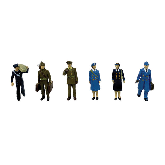 OO Gauge Bachmann Scenecraft 36-430 Embarking Service Personnel