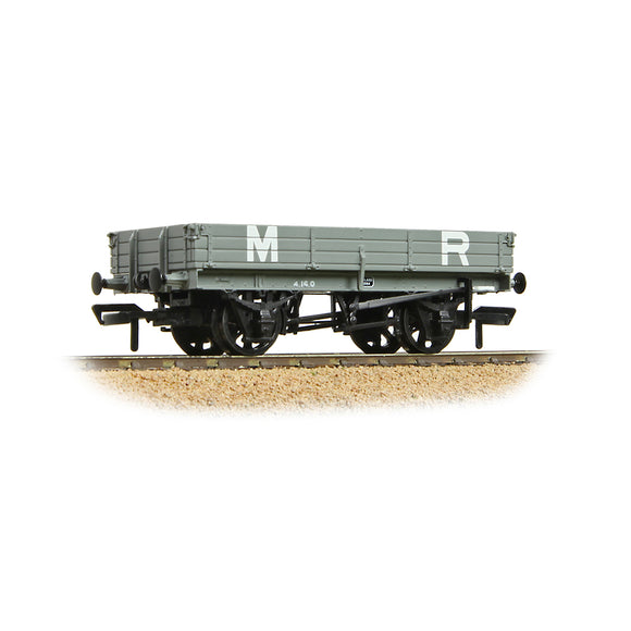 OO Gauge Bachmann 37-939A 3 Plank Wagon MR Grey