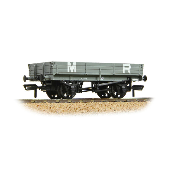 OO Gauge Bachmann 37-939 3 Plank Wagon MR Grey