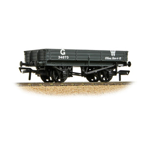 OO Gauge Bachmann 37-941A 3 Plank Wagon GWR Grey