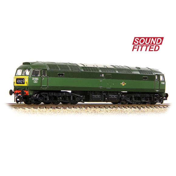 N Gauge Graham Farish 371-825DSF Class 47/0 D1565 BR Green (Small Yellow Panels) SOUND FITTED