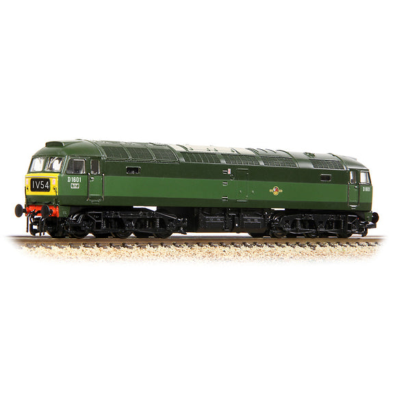 N Gauge Graham Farish 371-825E Class 47/0 D1601 BR Green (Small Yellow Panels)
