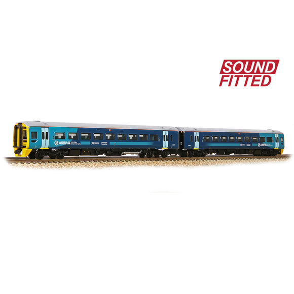 N Gauge Graham Farish 371-854SF Class 158 2-Car DMU 158824 Arriva Trains Wales (Revised) SOUND FITTED