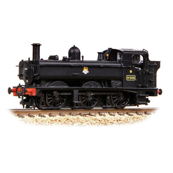 N Gauge Graham Farish 371-986B GWR 64XX Pannier Tank 6406 BR Black (Early Emblem)