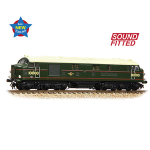 N Gauge Graham Farish 372-916SF LMS 10000 BR Lined Green (Late Crest) SOUND FITTED