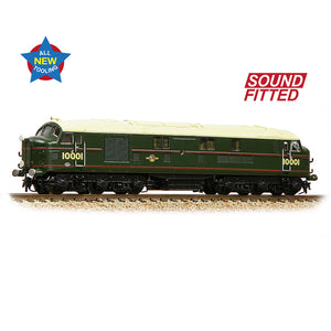 N Gauge Graham Farish 372-917SF LMS 10001 BR Lined Green (Late Crest) SOUND FITTED