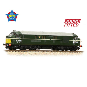 N Gauge Graham Farish 372-918SF LMS 10001 BR Green Small Yellow Panels SOUND FITTED