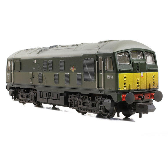 N GAUGE GRAHAM FARISH 372-979A Class 24/1 D5053 BR Two-Tone Green (Small Yellow Panels) [W]