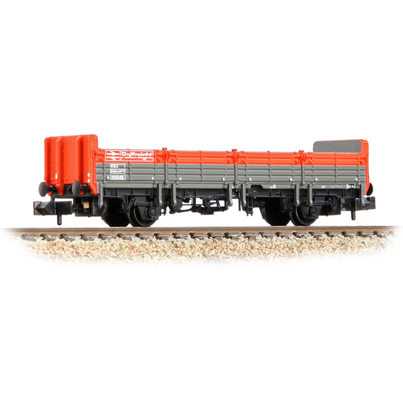 N Gauge Graham Farish 373-626E BR OBA Open Wagon Low Ends BR Railfreight Red & Grey