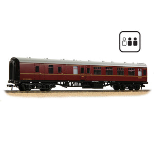 OO Gauge Bachmann 39-084PF BR Mk1 BSK Brake Second Corridor BR Maroon PASSENGERS FITTED