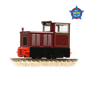 OO9 Gauge Bachmann Narrow Gauge 393-027 Baguley-Drewry 70hp Diesel Lined Crimson