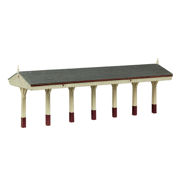 OO Gauge Bachmann Scenecraft 44-0188B S&DJR Wooden Station Building Chocolate and Cream