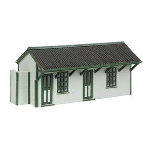 OO Gauge Bachmann 44-0192G Light Railway Station Building - Green