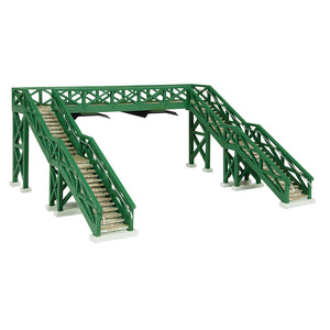 OO9 Gauge Bachmann Narrow Gauge Scenecraft 44-0196B Narrow Gauge (OO9) Wooden Footbridge - Green