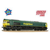 OO Gauge Bachmann 50-002SFX Class 66/6 66606 Freightliner Green SOUND FITTED DELUXE