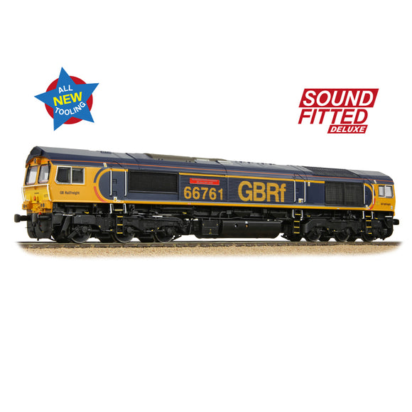 OO Gauge Bachmann 50-003SFX Class 66/7 66761 'Wensleydale Railway Association' GBRf Europorte SOUND FITTED DELUXE