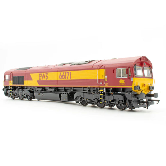 OO Gauge Accurascale ACC2647-DCC Class 66 66171 EWS Maroon & Gold SOUND FITTED