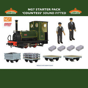 NG7/O-16.5 Gauge Bachmann Narrow Gauge 70-001SF Countess Starter Park SOUND FITTED