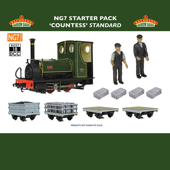 NG7/O-16.5 Gauge Bachmann Narrow Gauge 70-001 Countess Starter Park