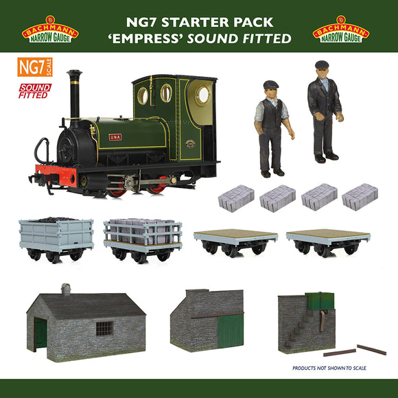 NG7/O-16.5 Gauge Bachmann Narrow Gauge 70-002SF Empress Starter Park SOUND FITTED